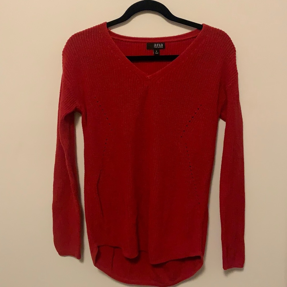 Red sweater